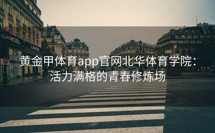 黄金甲体育app官网北华体育学院：活力满格的青春修炼场