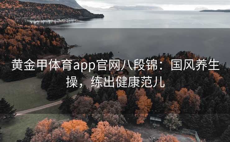 黄金甲体育app官网八段锦：国风养生操，练出健康范儿