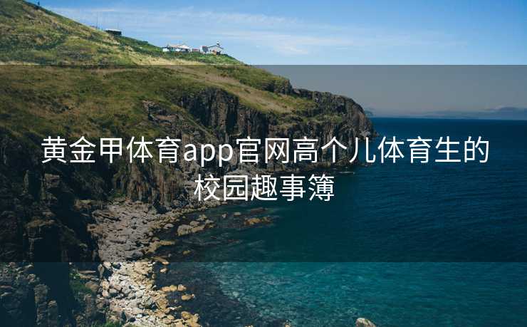 黄金甲体育app官网高个儿体育生的校园趣事簿