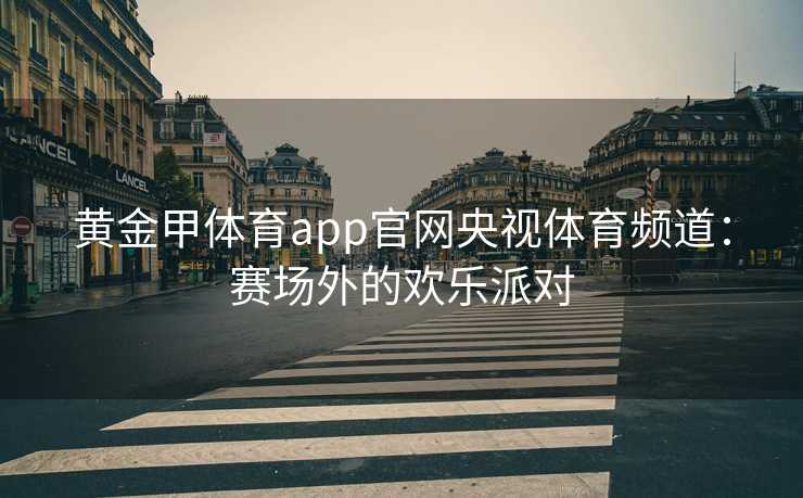 黄金甲体育app官网央视体育频道：赛场外的欢乐派对