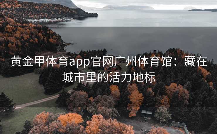 黄金甲体育app官网广州体育馆：藏在城市里的活力地标