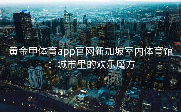 黄金甲体育app官网新加坡室内体育馆：城市里的欢乐魔方