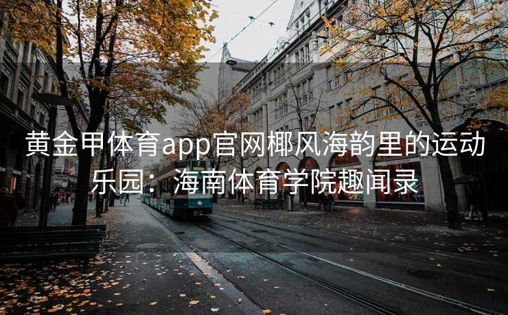 黄金甲体育app官网椰风海韵里的运动乐园：海南体育学院趣闻录