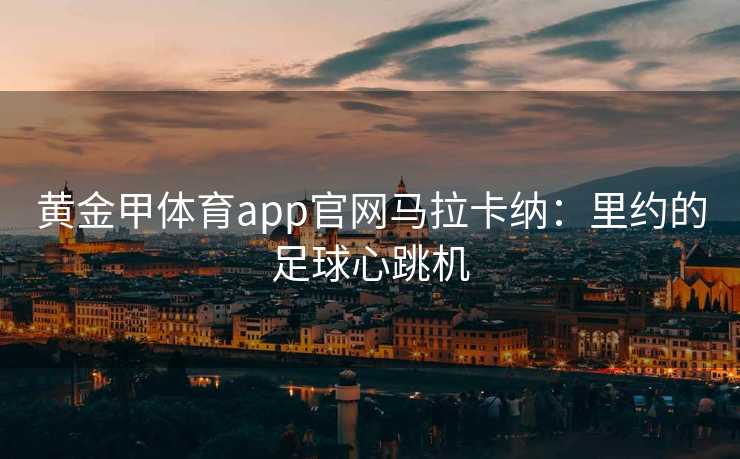 黄金甲体育app官网马拉卡纳：里约的足球心跳机