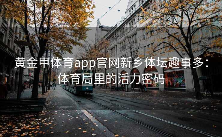 黄金甲体育app官网新乡体坛趣事多：体育局里的活力密码