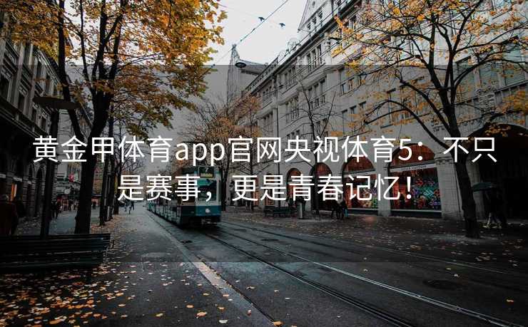 黄金甲体育app官网央视体育5：不只是赛事，更是青春记忆！