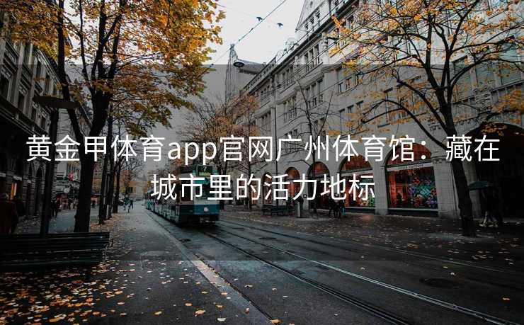 黄金甲体育app官网广州体育馆：藏在城市里的活力地标