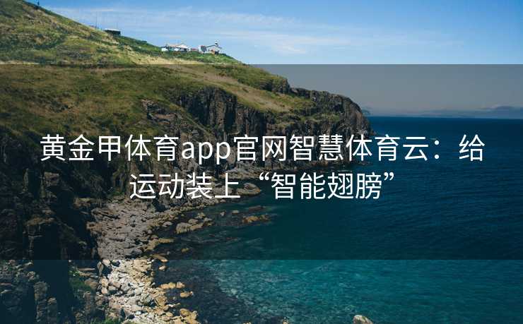 黄金甲体育app官网智慧体育云：给运动装上“智能翅膀”
