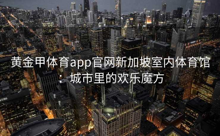 黄金甲体育app官网新加坡室内体育馆：城市里的欢乐魔方